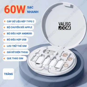 bỘ kit sẠc du lỊch valisg 