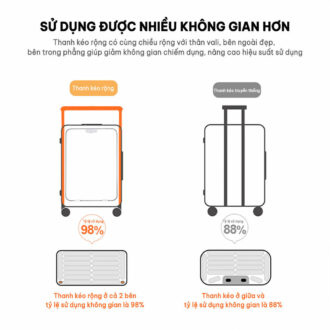 valisg vali sai gon valisg com sai gon suitcase luggage sai gon vali doanh nhan vali doanh nhân có cửa mở hành lý phí trước, tay cầm rộng 