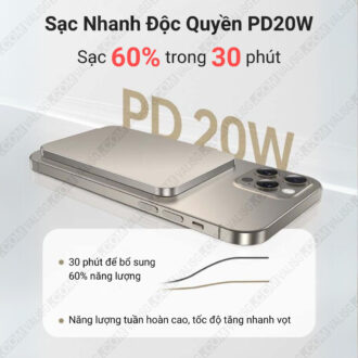 sạc dự phòng từ tính 