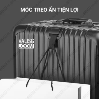 vali nhôm nguyên khối cao cấp – vsg – black (Đen)