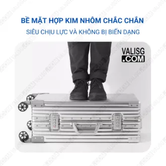  ĐiỂm nỔi bẬt vali cổ Điển nhôm nguyên khối 