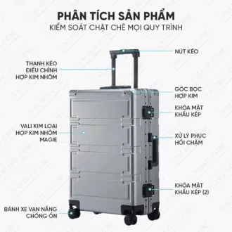 valisg vali sai gon valisg com sai gon suitcase luggage sai gon vali nhôm nguyên khối magnesium aluuminumalloy tx 