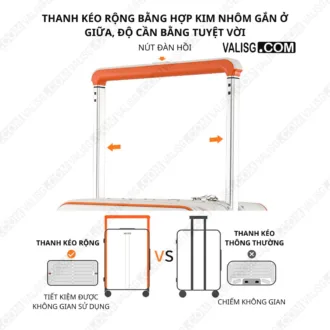 thanh kÉo bẰng hỢp kim chẮc chẮn 